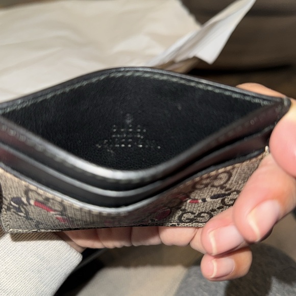 Gucci GG Supreme Monogram Kingsnake Card Holder - Picture 5 of 5